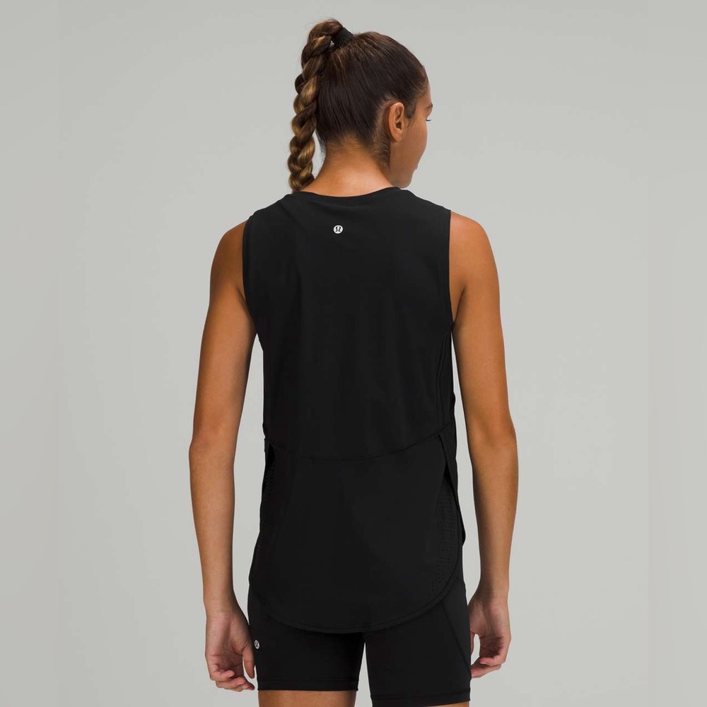 Lululemon High Neck Split Hem Run Tank - Picture 2 of 10